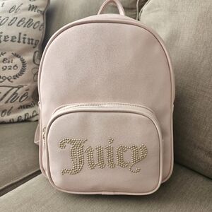 Juicy Couture baby Pink Backpack with Gold Accents NWT